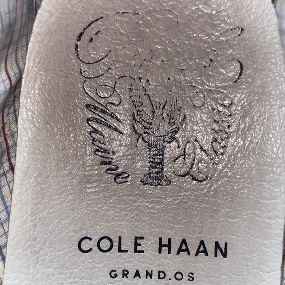 Cole Haan Pinch Maine Classic Navy Canvas Slip On Penny Loafers Shoes Size 8.5 - Picture 8 of 11